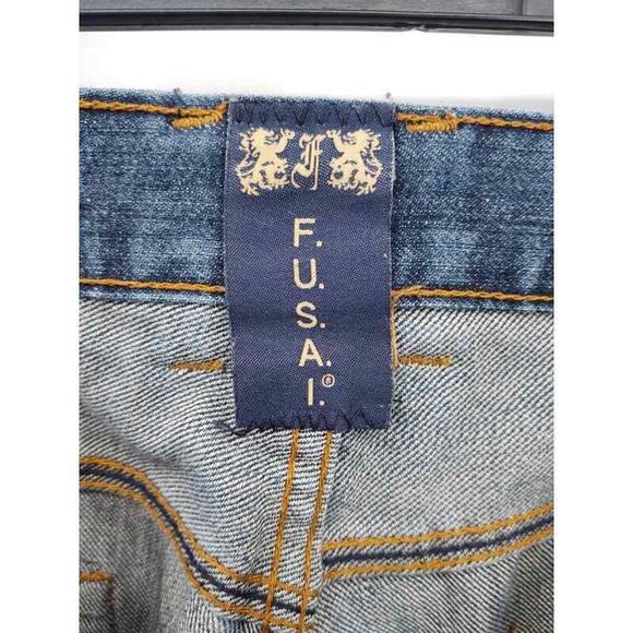 FUSAI 1997 men's medium wash regular fit jeans in size 38 - Picture 3 of 6